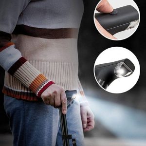 Sklopivi štap za hodanje sa LED svetlom i podesivom visinom 11