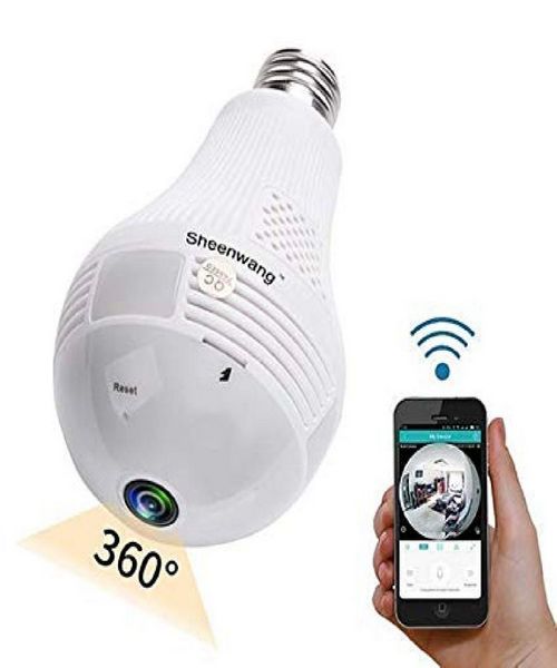 Sijalica kamera led bežična wifi 360 stepeni