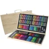 Drveni kofer set od 180 bojica m
