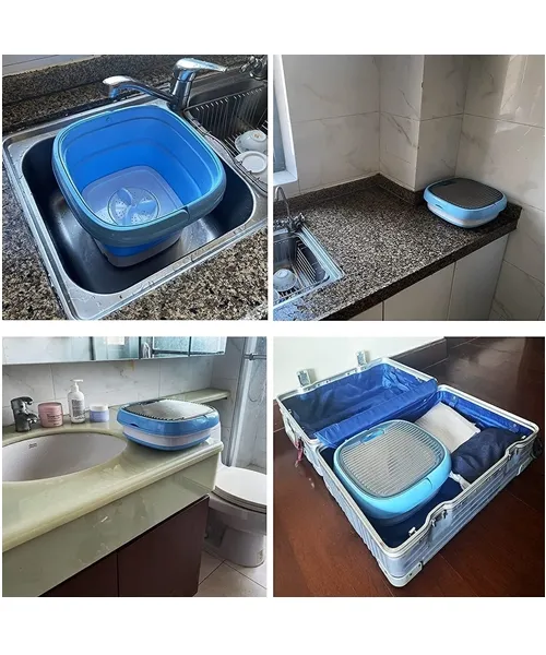 Mini Veš Mašina Sklopiva i Prenosiva – Savršena za Putovanja