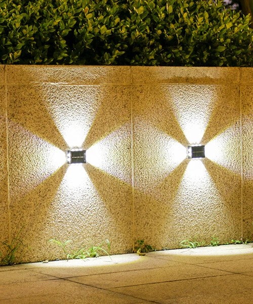 Solarne LED lampe za ogradu zidove i fasade
