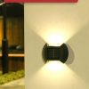 Solarne LED lampe u obliku školjke za zid i fasadu 44