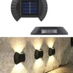 Solarne LED đkoljka lampe za fasadu i ograde 77