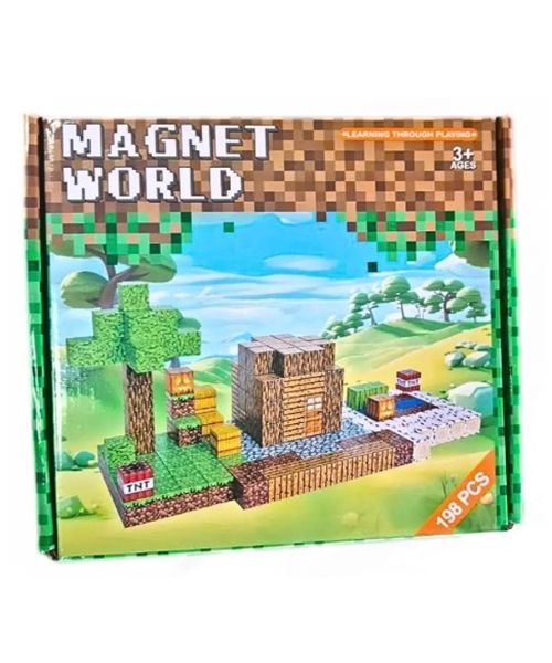 Minecraft magnetne kockice set od 198 delova