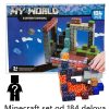 Minecraft Kocke Magnetne Kockice Za Decu set od 184 dela 0007